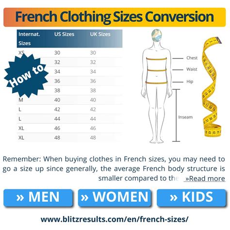 ysl jeans size chart|french clothes size chart.